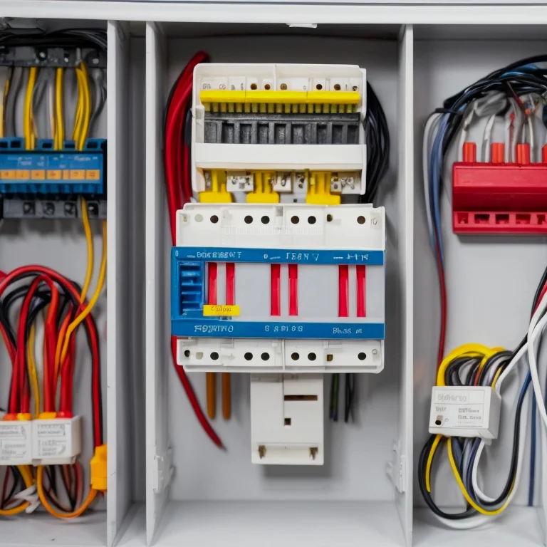 Técnico realizando mediciones eléctricas en una vivienda